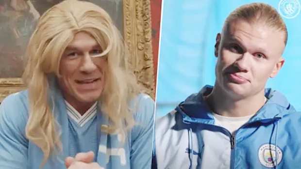 John Cena & Erling Haaland